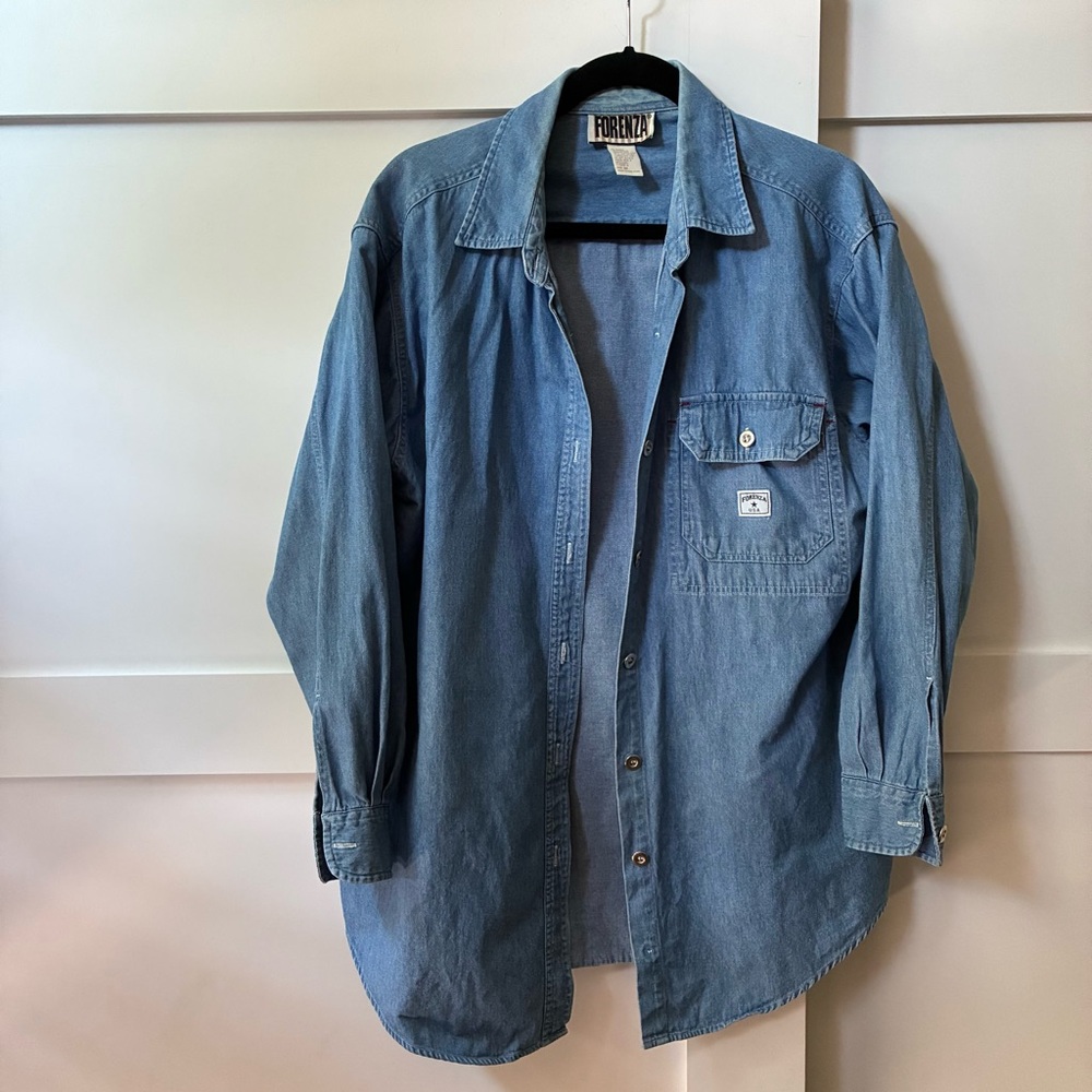 Forenza Light Blue Denim Shirt